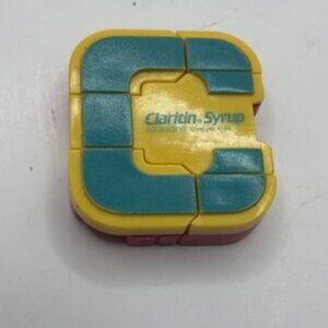 1995 TF Transformers Claritin Letter C Syrup Promo Advertising Robot Figure